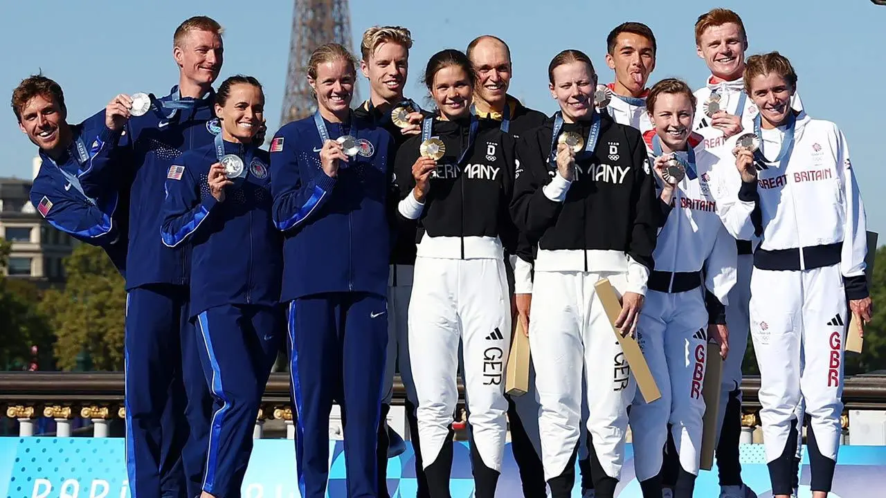 Germany Wins Gold in Mixed Triathlon Relay at Paris 2024, USA Takes Silver